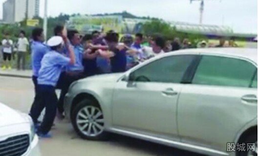 執(zhí)法人員與游客互毆