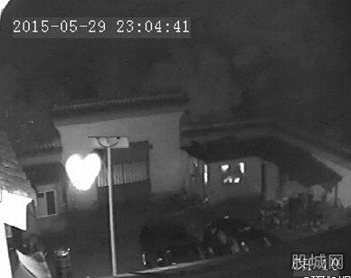 UFO夜闖安徽白塔寺