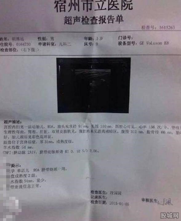 1歲男童被診懷孕